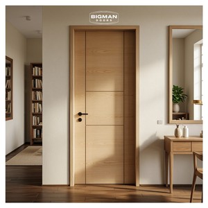 <span class=keywords><strong>Porta</strong></span> Interna <span class=keywords><strong>per</strong></span> <span class=keywords><strong>Bagno</strong></span> e Hotel in Legno Massello Ignifugo, Design Minimalista a Filo Muro, Moderna e Impermeabile - Product Image 1