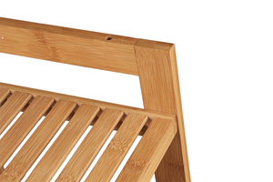 <span class=keywords><strong>Scarpiera</strong></span> Moderna a 2 Ripiani in <span class=keywords><strong>Bambù</strong></span> Resistente per Soggiorno e Ingresso Appartamento, Adatta anche per Uso Ospedaliero - Product Image 3