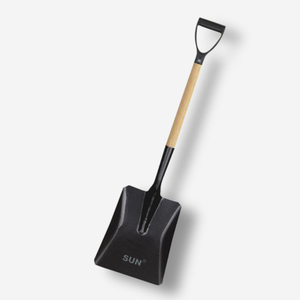 Pala de punta cuadrada de 1.8 kg con mango de madera, herramienta agrícola y de construcción de alta resistencia para cavar, a precios razonables - Product Image 1