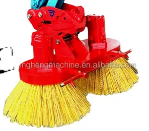 KINGER excavator sweeping brush broom hydraulic road cleaning head broom
