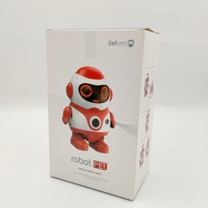Vendita calda in linea educativo Mini Robot rosso gesto di trasformazione intelligente dopo il rilevamento del tocco con <span class=keywords><strong>la</strong></span> <span class=keywords><strong>conoscenza</strong></span> - Product Image 3