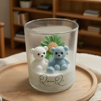 Bougies parfumées en cire de soja dans un bocal en verre à bas prix d'usine personnalisées en gros pour la décoration de mariage célébration de la maison