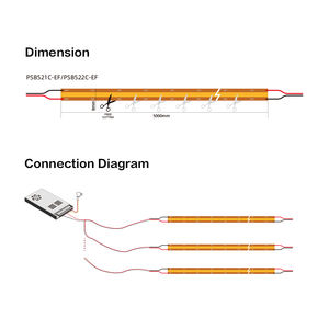 Tira de Luz LED COB de Cobre Perfecta, 528 LED/m, Corte Libre, Rollo de 5 m, Paisaje, IP20, Impermeable, Regulable, Controlada por Wi-Fi - Product Image 3