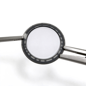 Bague d'insertion ronde en verre saphir noir avec encoche pour remplacement de montre, personnalisable - Product Image 1