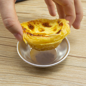 Aluminum Alloy Egg Tart Mold Round Baking <b>Tool</b> Oven <b>Safe</b> Dishwasher <b>Safe</b> Kitchen Pastry Equipment - Product Image 1