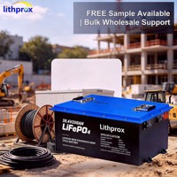 Batería de Iones de Litio LiFePO4 Prismática de 38.4V 200Ah para Montacargas, BMS Avanzado, Gran Capacidad para Vehículos Industriales, CE UN38.3 UL