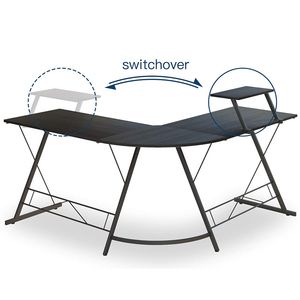 Fabrika doğrudan Modern bilgisayar ev monitör standı ile ofis masası <span class=keywords><strong>l</strong></span>-şekilli bilgisayar masası - Product Image 1