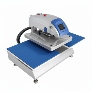 Xinhong นิวเมติก 40 * 50 ซม. Dual Station เครื่องถ่ายเทความร้อนระเหิดการถ่ายเทความร้อนสำหรับเสื้อยืด - Product Image 4