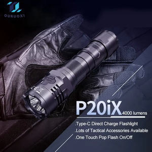 Lampe torche tactique rechargeable USB-C de 4000 lumens, prête pour le <span class=keywords><strong>stroboscope</strong></span>, avec organisateur LumenTac - Product Image 6