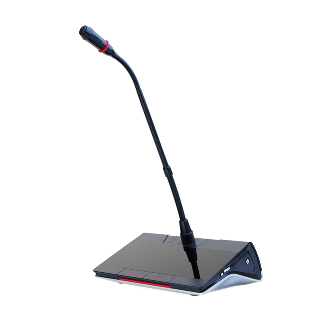 Wireless Digital Conference Microphone 96KHz Low Latency - Professional Meeting Mic Chairman Unit with Voting Function