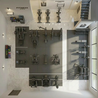 Máquina de entrenamiento de fuerza para piernas con sistema de pesas, equipo de fitness completo para gimnasio en Guangzhou, China