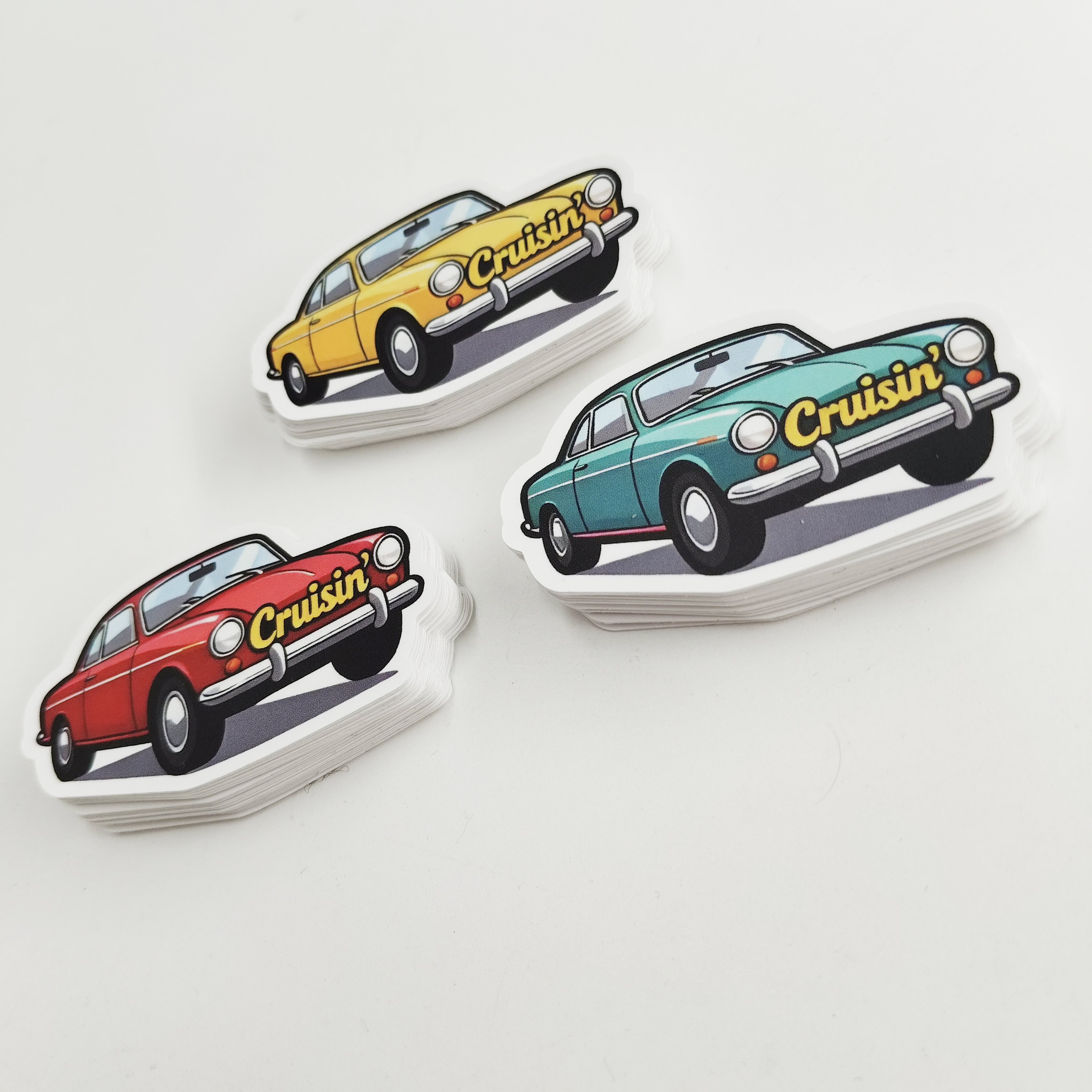 Custom Printing Making Adhesive Shiny Logo Design UV Waterproof PVC Vinyl Packing Die Cut Tag Stickers Label