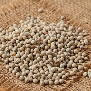 Pimienta blanca entera de la nueva temporada india, granos secos, calidad premium de exportación, especias naturales, importadores internacionales - Product Image 1