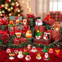 WOWEI – Lot de 52 jouets de bain et de baignade sur le thème de Noël, canards jaunes, décorations festives, cadeau de Yiwu, Zhejiang