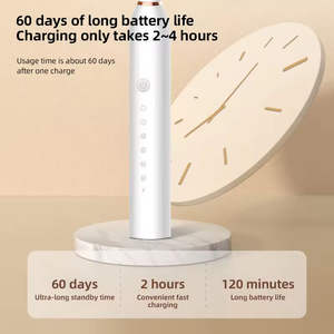 Cepillo de Dientes Sónico Eléctrico Recargable para Adultos, Resistente al Agua IPX7, Juego de 4 Piezas con 6 Modos, Cerdas Suaves, Empaque Personalizable - Product Image 6