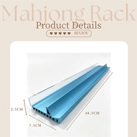 Supports de Mahjong de Luxe Personnalisés, Ensemble Américain de 4 Pièces, Aluminium Doré Vert Citron, Portable, Cadeaux Haut de Gamme pour Casino et Jeux d'Hasard