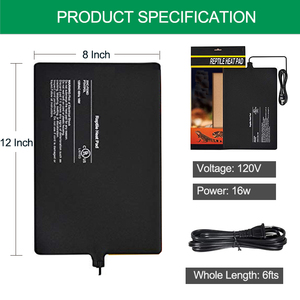 Alfombrilla Calefactora de Alta Calidad para Reptiles, Debajo del Tanque, 8W, Ecológica, 100-240V, para Tanques de 1-5 Galones - Product Image 3