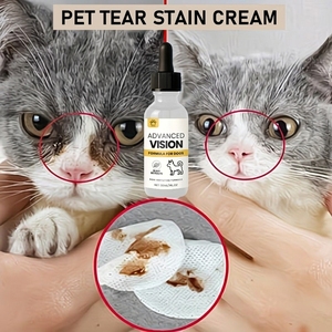 Gouttes oculaires anti-taches de larmes pour chiens et chats, soin des yeux, acide hyaluronique, extrait de plantes, OEM ODM 30ml - Product Image 3