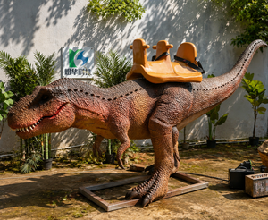 Dinosaurio Raptor de 4 Metros para Montar, Equipo Realista para Centros Comerciales y Parques de Aventuras, Juguete de Plástico para Interiores/Exteriores - Product Image 4