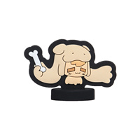 Miiloo MUZI 2D Niedliche Harz-PVC-Figur Handyanhänger Charm Epoxidharz Cartoon-Anhänger Mini-Figur Geschenk Großhandel