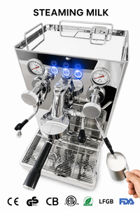 Commercial Semi Automatic Espresso Machine Support Short Espresso &amp; <strong>Lungo</strong>, Home Cafe Espresso Coffee Machine - Product Image 5
