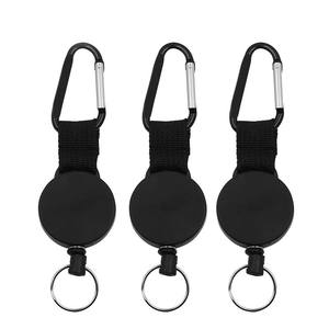 High Quality Retractable Plastic Roller <b>Clip</b> Keychain <b>Badge</b> Reel Metal <b>Badge</b> Reel - Product Image 2