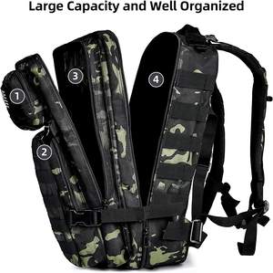 Mochila Táctica de Camuflaje Personalizada de 45l, Mochila de Viaje Grande para Exteriores - Product Image 2