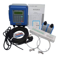Débitmètre ultrasonique mural à pince, double alimentation, 3 sondes, bleu, DN15 à DN6000 TS-2 TM-1 TL-1