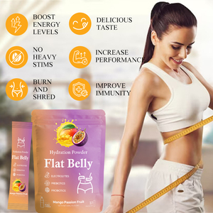 निजी लेबल आंत स्वास्थ्य हटाने विषाक्त पदार्थ प्रतिरक्षा सेब साइडर सिरका फ्लैट पेट पाउडर - Product Image 2