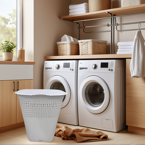 Yimire 55L nhựa mỏng giặt cản trở thông gió hình chữ nhật rỗng lưu trữ giỏ với nắp <span class=keywords><strong>Stackable</strong></span> thiết kế tủ - Product Image 6