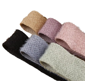 Commercio all'ingrosso del nastro del nastro del Rayon delle ragazze delle donne del nastro di velluto di 4 <span class=keywords><strong>Cm</strong></span> tinta unita di velluto invernale 1.5 <span class=keywords><strong>pollici</strong></span> nastro di Nylon per la decorazione - Product Image 1