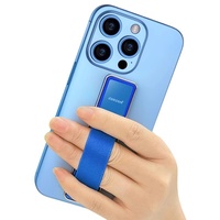 Support de téléphone portable en alliage Shiqiu, multifonctionnel, antidérapant, réglable en hauteur, avec sangle de maintien anti-perte, pliable et portable, pour lit et bureau