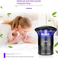 Lampe anti-moustiques LED intérieure de nouvelle génération avec aspiration pour piège à mouches Zapper en plastique domestique pour chambre à coucher
