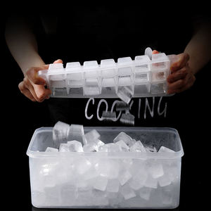 En gros DD1619 Moules à glaçons en forme de pépites et boules à démoulage facile, avec bac de rangement et couvercle, pour whisky - Product Image 4