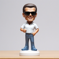 Souvenir Cadeaux Célébrité Bobblehead Figurine Personnalisé Main Résine Artisanat Personnalisé Bobblehead Statue