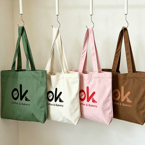 Cheap Customized Color logo Cotton Cloth Stock Recycled Cotton <b>Canvas</b> Shopping Bags Print Blank <b>Tote</b> Grocery Zipper <b>Canvas</b> <b>Totes</b> - Product Image 3