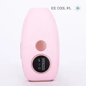 home use portable permanent facial painless ice cooling cordless IPL laser hair removal handset for woman