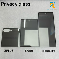 Protection d'écran en verre trempé 9H de qualité supérieure, anti-traces de doigts, étanche, pour Samsung Z Fold 8/7/6 Series, HD transparent, confidentialité garantie