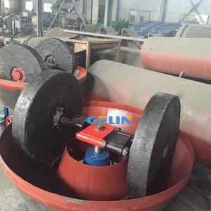 Cao hiệu quả động cơ ướt Pan Mill mài cho quặng vàng giải phóng và tách khả năng tương thích 380V 0.2-5tph Công suất - Product Image 1