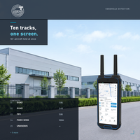 Système de détection de drones portatif, localisateur de pilote, capteur de spectre RF passif, portée 1-3 km, 1000 modèles, écran tactile 6 pouces, carte GPS