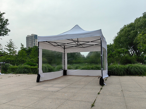 10 'X 10 'Portátil 3x3 Tienda de campaña plegable a prueba de viento con marco de acero Cubierta de poliéster para eventos al aire libre Resorts - Product Image 3