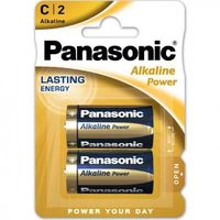Baterai Alkaline SUNING C 2 Pack Hitam Sekali Pakai Stok Tahan Lama Energi Kuat untuk Sehari-hari Anda