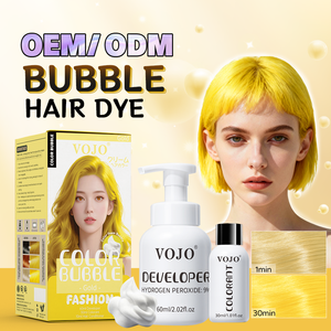 VOJO Wholesale Plant Formula Ammonia Free Bubble <strong>Hair</strong> <strong>Dye</strong> Long-lasting <strong>Hair</strong> Color Suitable <strong>for</strong> Both <strong>Men</strong> and Women to Use at Home - Product Image 3