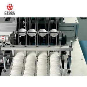 Newly Customized Non-Woven Fabric Driven by PLC system Makeup Remover Cotton Pads Machine