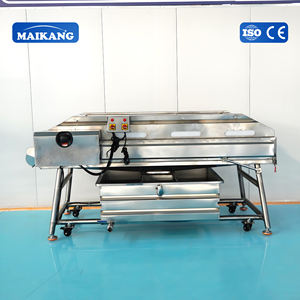 Máquina de limpieza por pulverización de agua <span class=keywords><strong>con</strong></span> cepillo de rodillos para frutas y verduras, popular, <span class=keywords><strong>con</strong></span> motor, transportador ajustable multifuncional, adecuada para uvas - Product Image 3