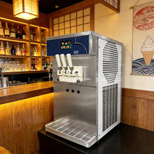 Máquina para Hacer Helados y Yogurt Congelado Yourtime de 8 Programas y 30L/H, con Certificación ETL y CE, Máquina Combinada para Bebidas Congeladas - Product Image 1