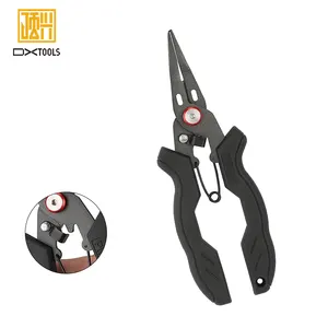 Multi-function Stainless Steel Fishing Pliers Saltwater Split Ring Pliers Fish Hook Remover Fishing Line Cutters Fishing