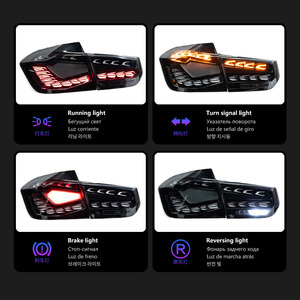 Nouveau feu arrière LED rouge en ABS pour BMW Série 3 (F30/F35/F80) 2013-2018 – Rétrofit Stop/Frein/Recul DRL pour 318i/320i/325i - Product Image 3