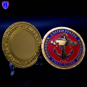 กำมะหยี่สีแดงท้าทายเหรียญแสดงกล่อง2นิ้วเหรียญของที่ระลึกผลิต - Product Image 2