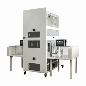 Máquina de enchimento automática de bicos de fibra química curta 4 para fábrica de vestuário, praticidade fina